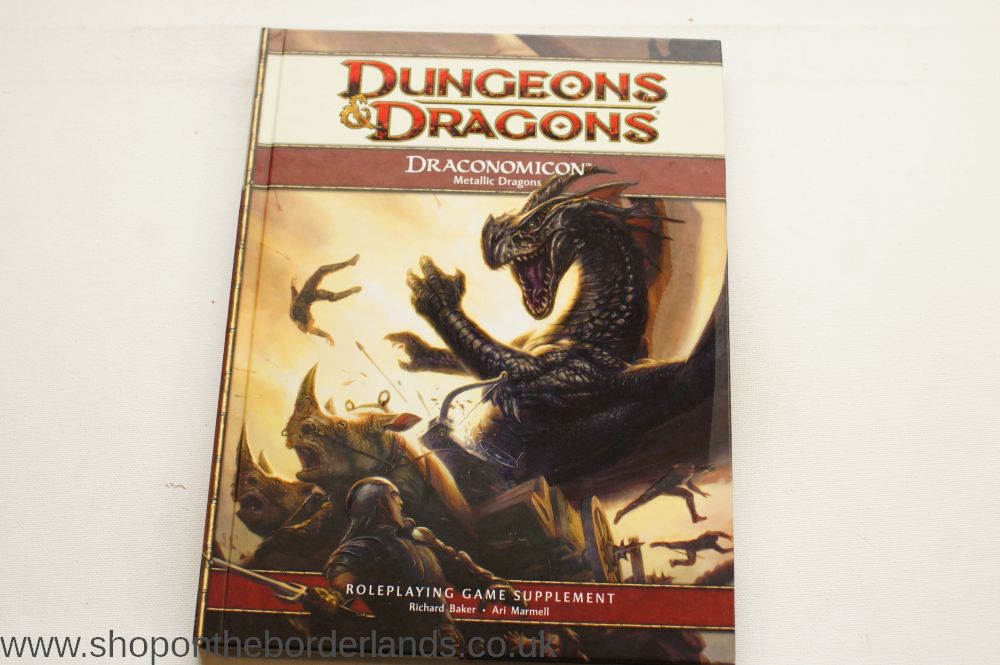 Draconomicon Metallic Dragons Hardback Supplement For D