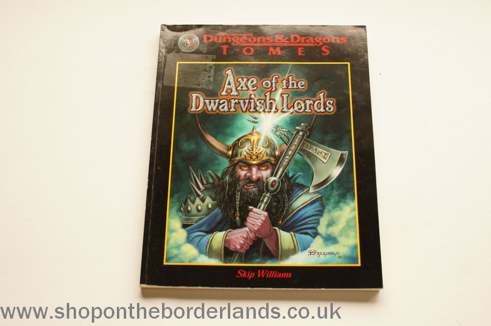 Axe of the Dwarvish Lords, softback adventure for AD&D 2nd/2.5th