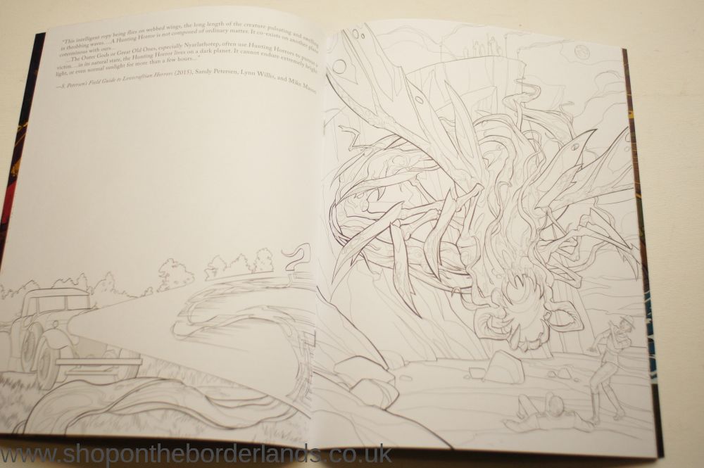 Call of Cthulhu The Colouring Book, softback colouring book The