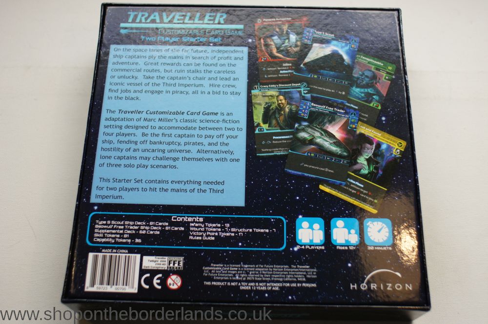 Traveller Customizable Card Game Two Player Starter Set, boxed ...