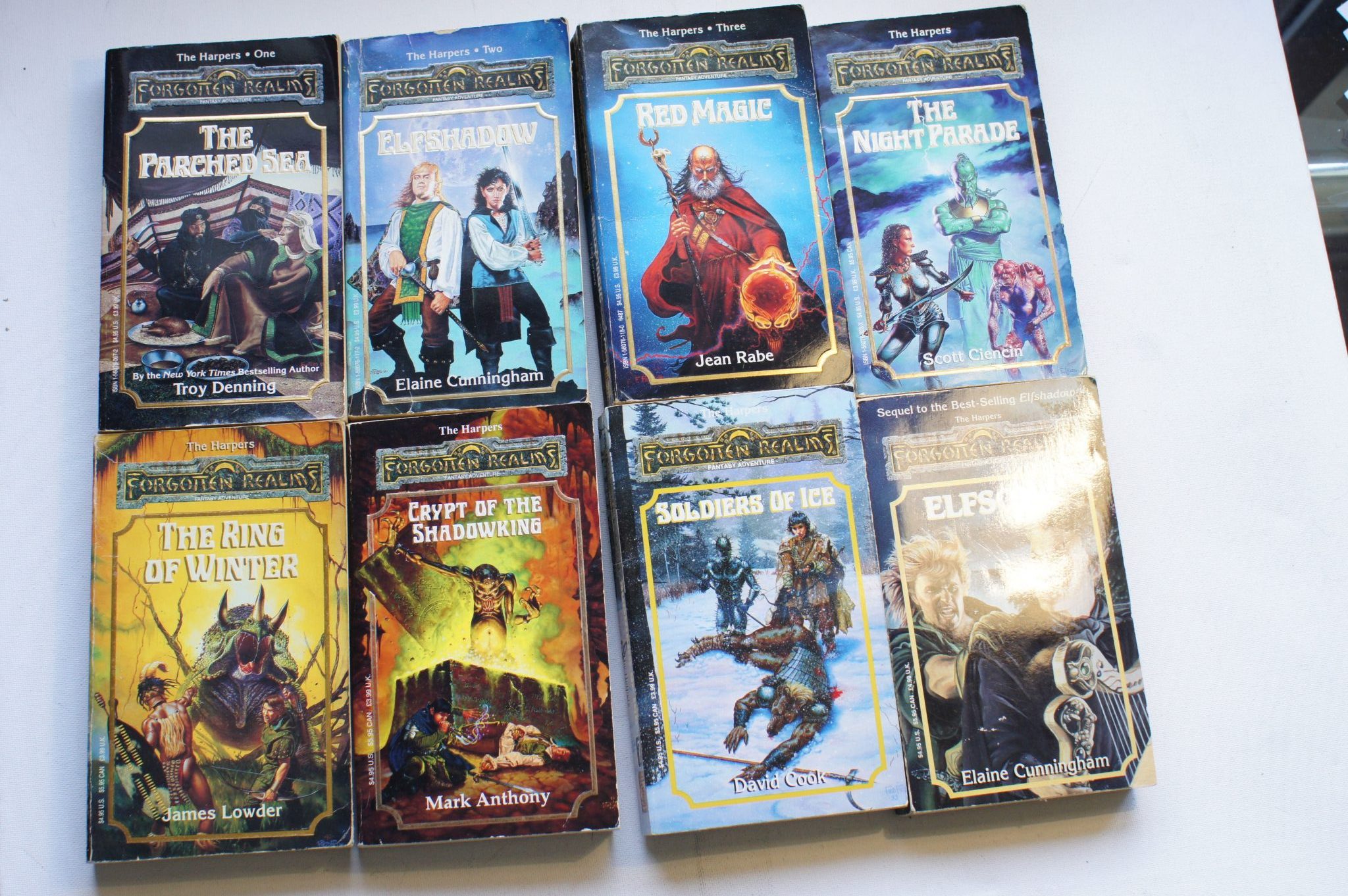 The Complete Harpers Series, sixteen paperback Forgotten Realms novels ...